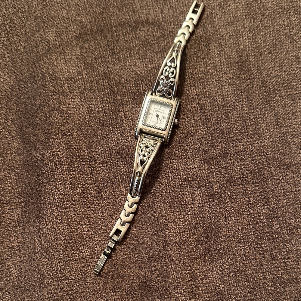 Brighton Silver Filigree Bracelet Watch